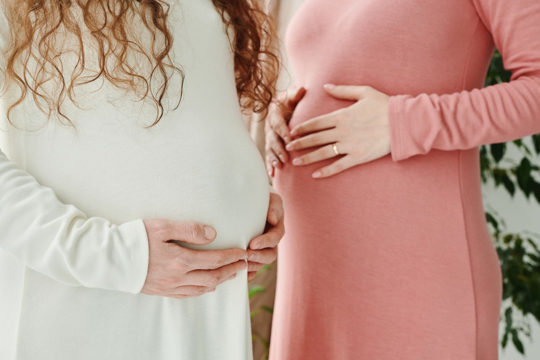 Intimate birth moment with calm support